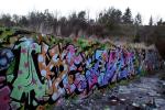 Graffiti målning Graffiti målning i massor av färger.