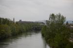 Donaukanal i Wien, Österrike.