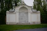 Belvedere En liten byggnad intill slottet Belvedere i Wien, Österrike.