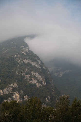 Dimma över berg