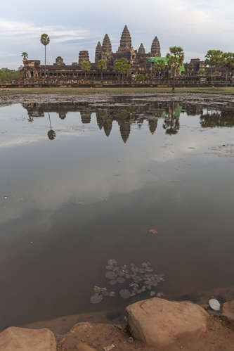 Angkor Wat över vattnet