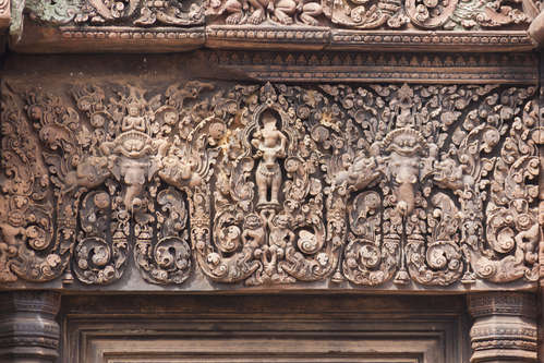 Stenrelief i Banteay Srey