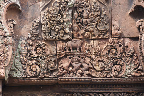 Stenrelief i Banteay Srey