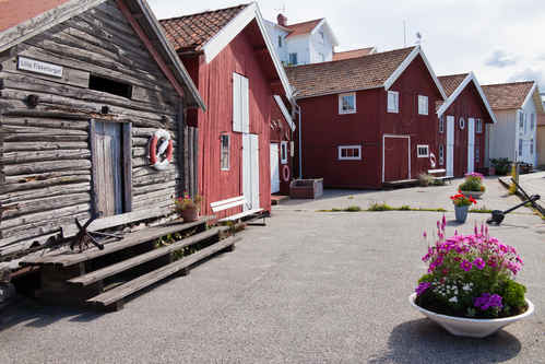 Sjöbodar i Grundsund