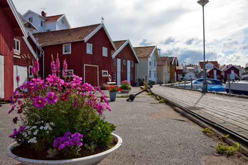 Sjöbodar i Grundsund