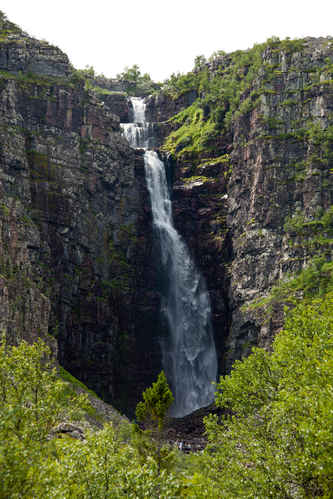 Sveriges högsta vattenfall