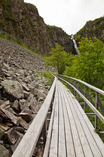 Sveriges högsta vattenfall