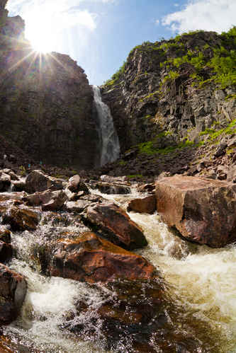 Sveriges högsta vattenfall