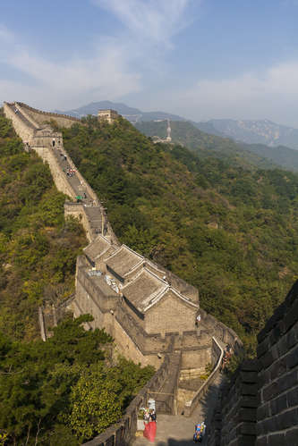 Vy över Kinesiska muren