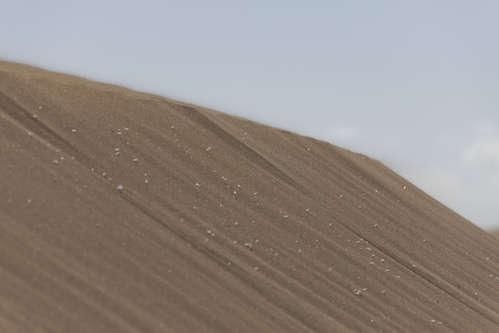 Sand mot himmel