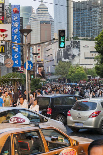 Människor i Shanghai