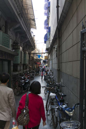 Gränd i Shanghai