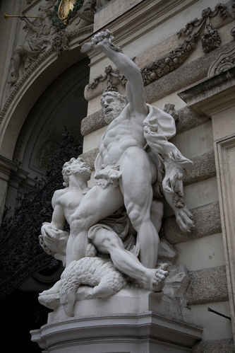 Staty vid Michaelertor