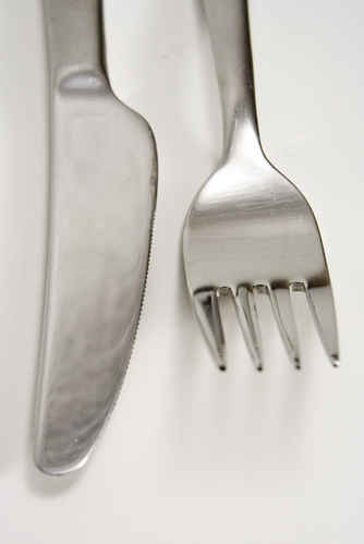 kniv och gaffel