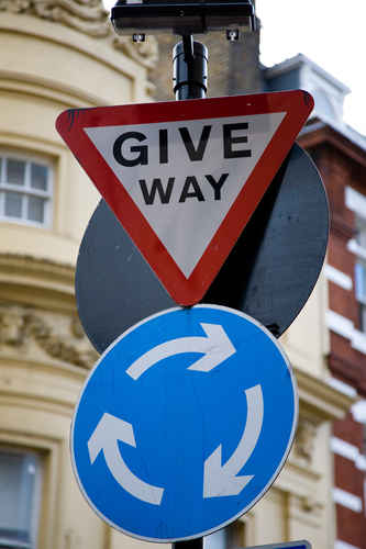 Give way