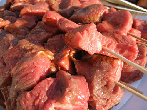 Kött på spett