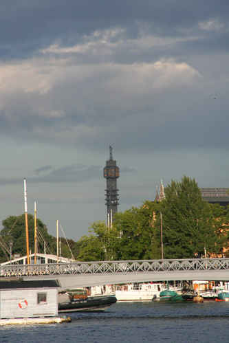 Kaknästonet från stockholm city