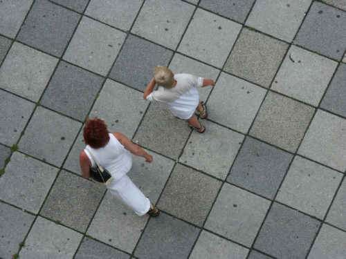 Människor på rutor