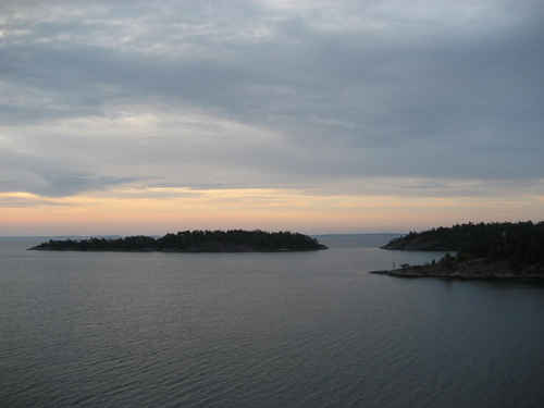 skärgården från en båt