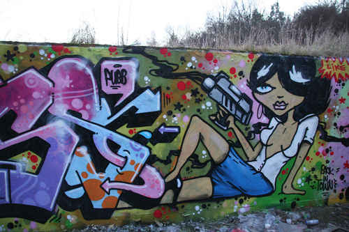 Graffiti målning