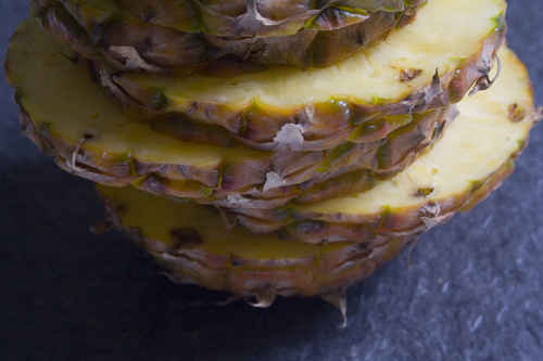 Skivad ananas