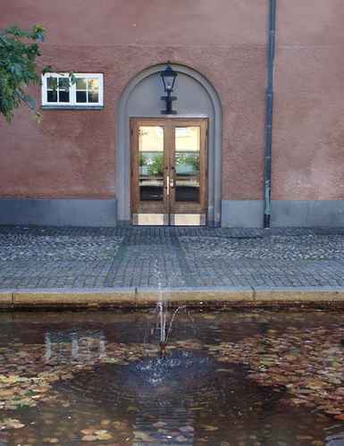 Fontän vid ingång