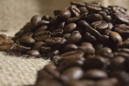 Hela kaffebönor