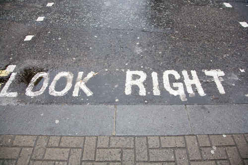 Look right