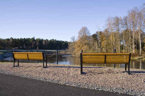 Parkbänkar