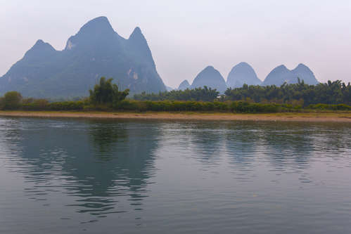 Berg reflekteras