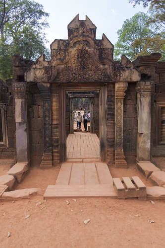 Ingång till Banteay Srey
