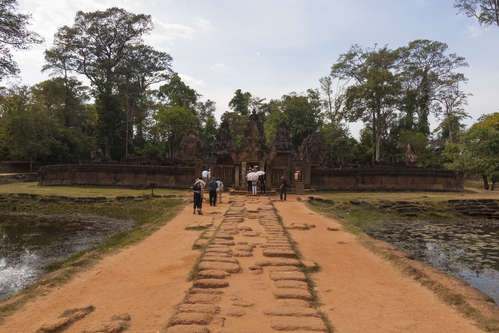 Ingång till Banteay Srey