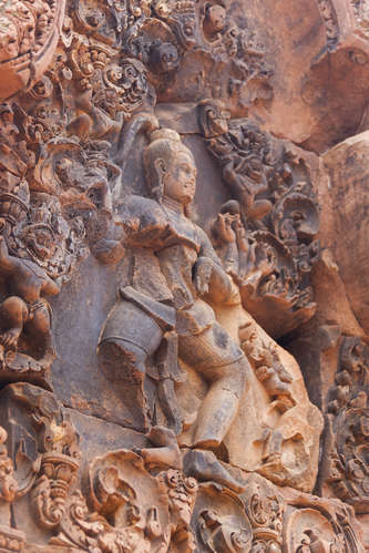 Stenrelief i Banteay Srey