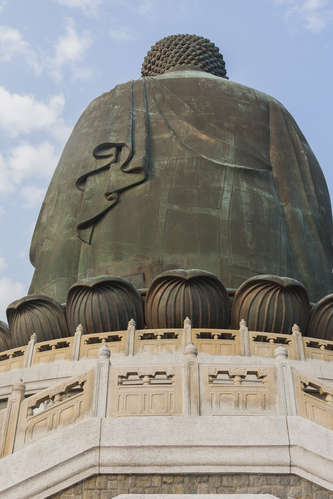 Rygg av Buddha