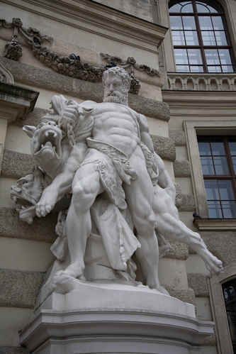 Staty vid Michaelertor