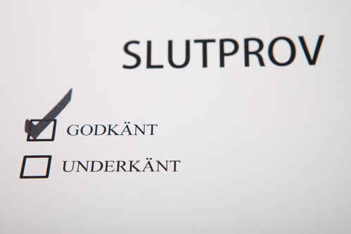 Godkänt slutprov