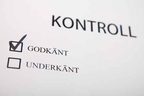 Godkänd kontroll