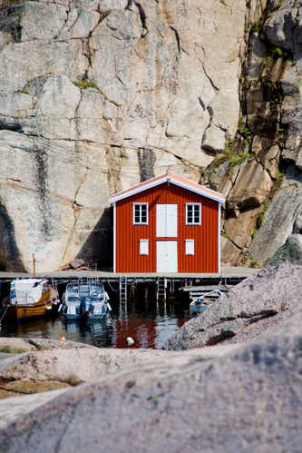 Röd Sjöbod