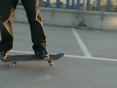 Skateare i farten