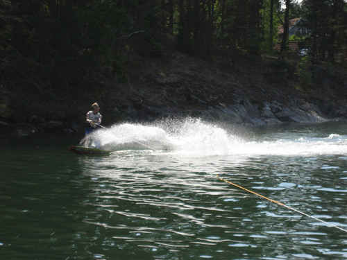 Wakeboard åkande