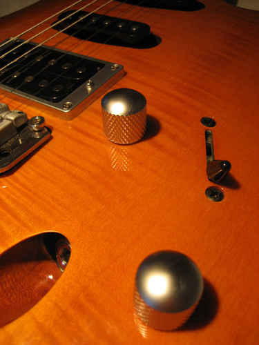 Orange elgitarr