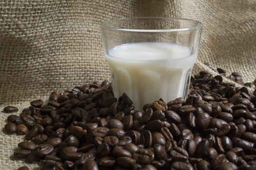 Mjölk och kaffe