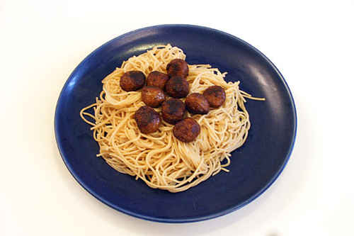 Spaghetti och köttbullar