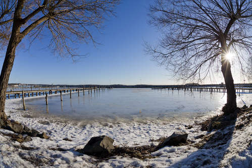 Vinter vid Mälaren